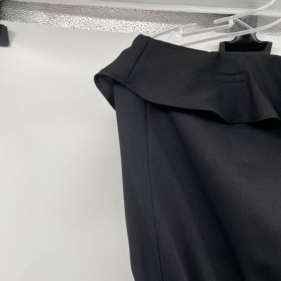 Glam Womens Strapless Romper Cinched Waist Ruffle Black Size Medium - Picture 5 of 9